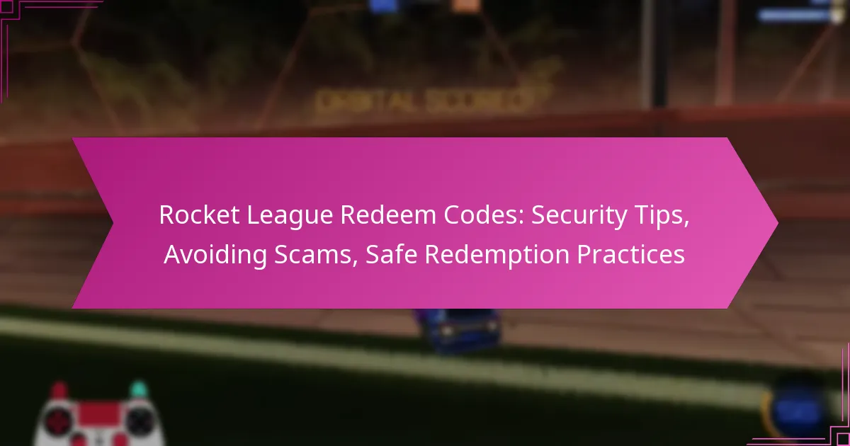 Read more about the article Rocket League Redeem Codes: Security Tips, Avoiding Scams, Safe Redemption Practices