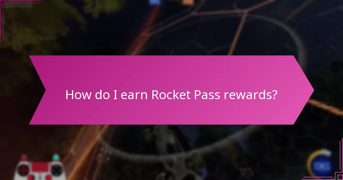 How do I earn Rocket Pass rewards?
