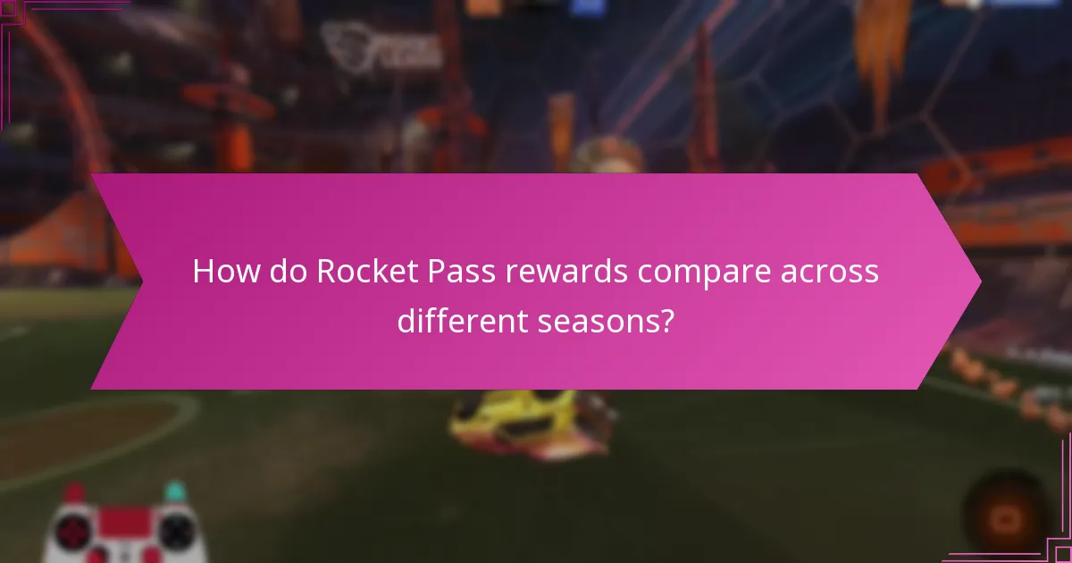 Which rewards were offered in past Rocket Pass seasons?