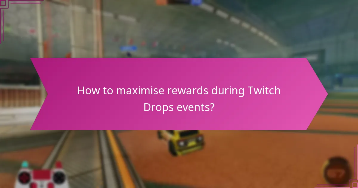 When are the upcoming Twitch Drops events?